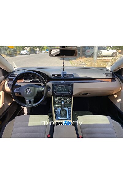 FD Damla Etiket فولكس فاجن باسات CC - وحدة تحكم سوداء، زخارف من خشب البلوط ال...