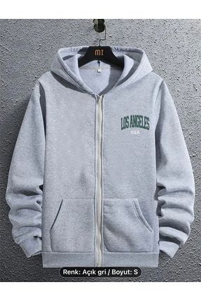 optimist sa d c the original Los Angeles bask l Ust kalite tam fermuarl 1.s n f i cilikli 3iplik sweatshirt ceket Fiyat Yorumlar Trendyol