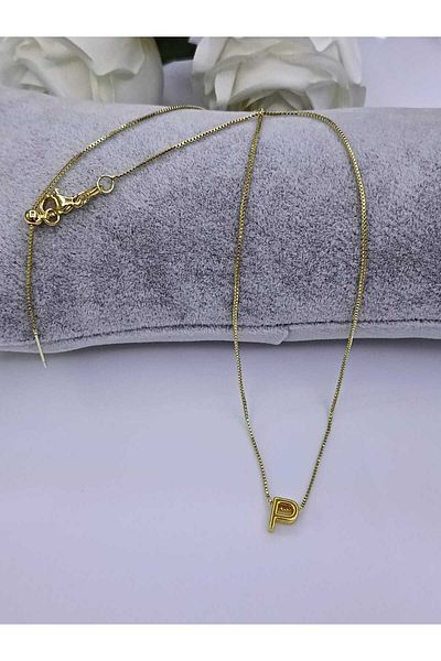 Çelik Steel Necklace with Letter - Non Tarnish and Stainless