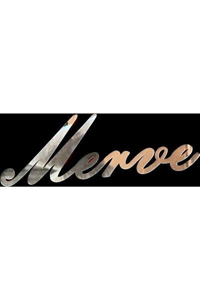 GÜVEN Pleksi El Yazısı İsim Altın Renk Nişan Düğün Tepsi Etiket