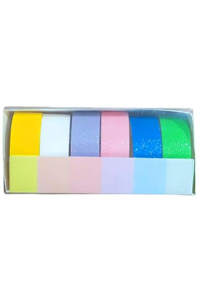 Misyon Pastel Tape - 6 Pieces 12 Pk Msy-0192