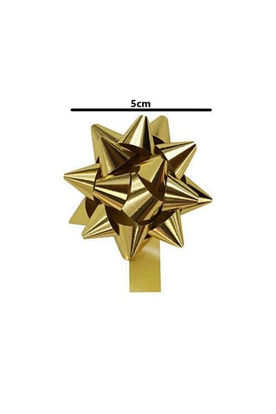 roco paper Star Pattern Bright Gold σε ράφι - 100 Τεμάχια - Διάμετρος 5 cm