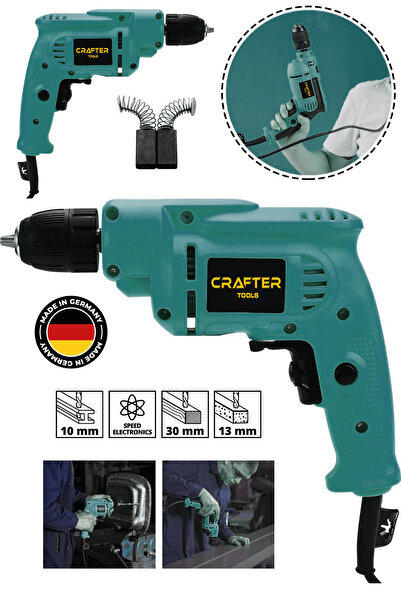 CRAFTERTOOLS Germany 580 Watt 10mm Profesyonel Elektrikli Matkap