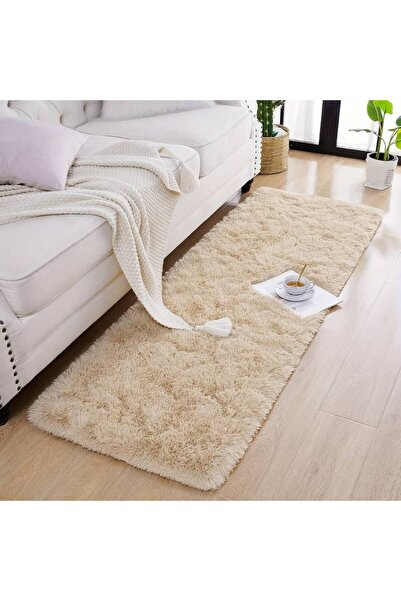 Rugby Home Sürpriz Ev Tekstil Vizon Renk Peluş Yıkanabilir Halı