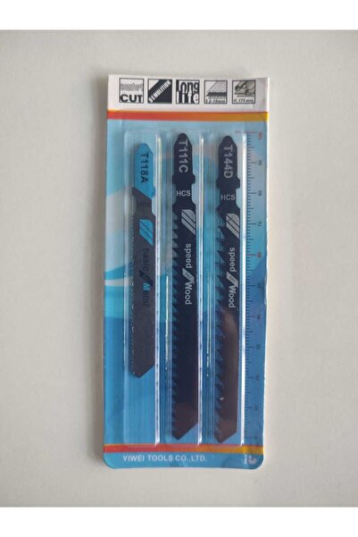 PRO 3lü Dekupaj Bıçağı T118A/T111C/T144D