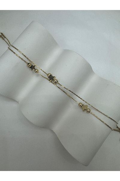 CT STONES steel anklet