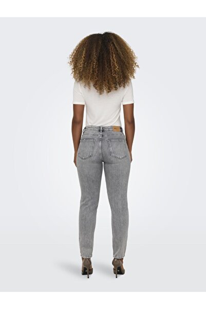 ONLY Gerade geschnittene Jeans mit hoher Taille