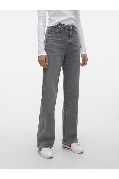 Vero Moda Weit Geschnitten Vmtessa Hohe Taille Weit Geschnitten Jeans