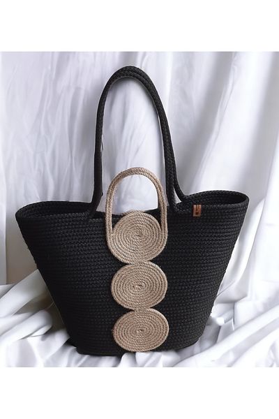 HandmadeSNM Bohemian Daily Beach Bag - Χειροποίητη