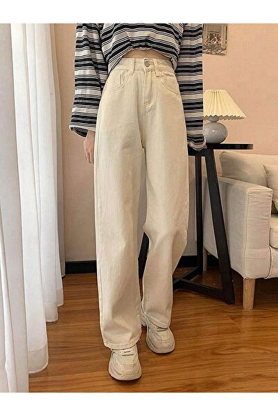 Shield Life Women's Palazzo Pants in Beige Color - High Waist, Wide Leg