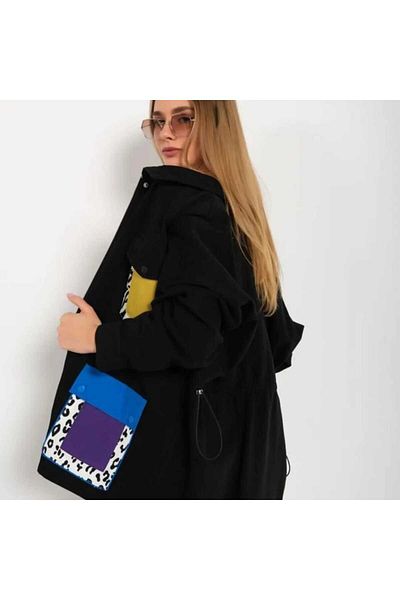 Shazel Black Linen Jacket
