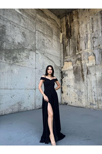 Sindimoda Düşük Omuz Abiye SİNDİMODA