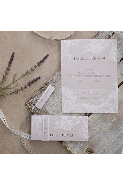 abcofis Düğün Davetiyesi Eko Polen Davetiye Baskılı 40398