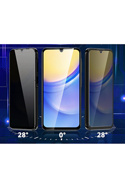 Powerfox Samsung Galaxy A15 Uyumlu Kolay Yapışan Antistatik Özellikli HD Haya...