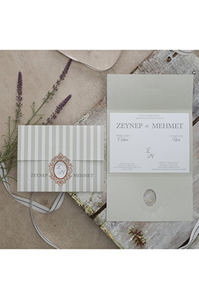 abcofis Düğün Davetiyesi Eko Polen Davetiye Baskılı 40339