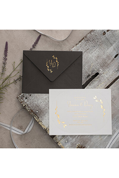 abcofis Düğün Davetiyesi Eko Polen Davetiye Baskılı 40352