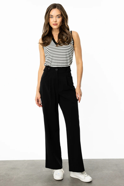 Ekol On Paraşüt Kumaş Yüksek Bel Pantolon