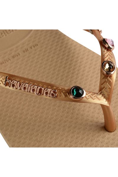 Havaianas 0570 Papuci de lux Slim Golden Special Series
