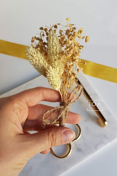 ioadesign Promise / Engagement Scissors Gold Color Natural Color Dried Flower