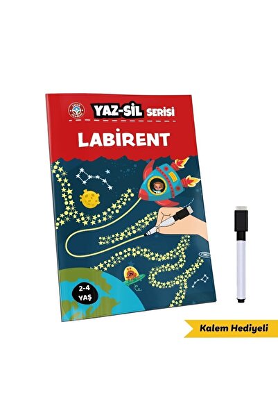 Çocuk Akademi Yaz Sil Serisi Labirent