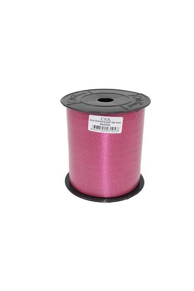 roco paper Πολύχρωμο Χαρτί Raffia - 200 m - Σκούρο Ροζ
