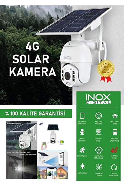 Twogo 3mp 1080p 4g Sim Kart Destekli Ptz Solar (UBOX) Bulut Kayıt Destekli Ka...