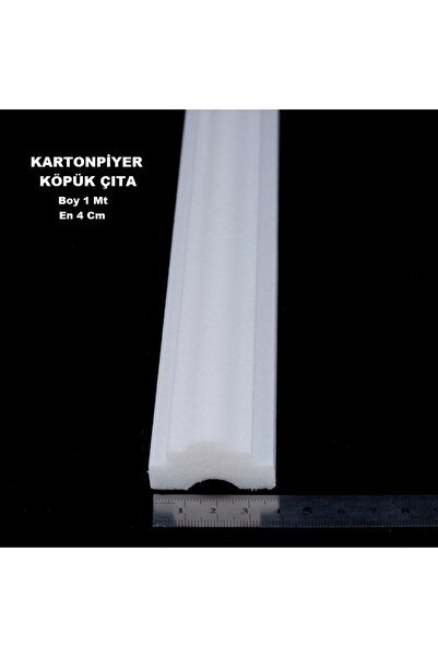 DOĞRU TİCARET Boy 1 Mt 4 Cm Genişlik 10 Ad Dekoratif Kartonpiyer Köpük Çıta B...