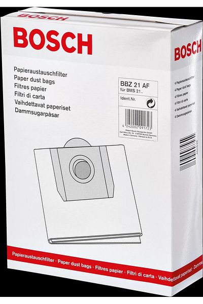 Bosch Bbz21af - Set of 4 Dust Bags
