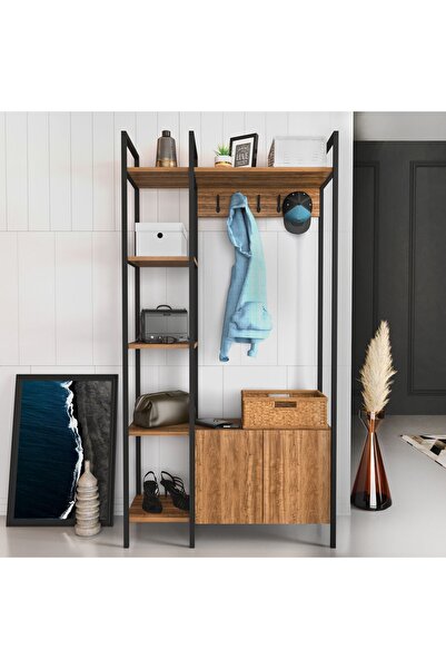 Decorotika DOĞA PORTMANTO CEVİZ SİYAH