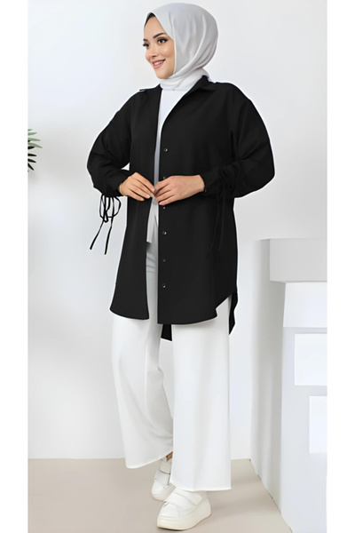 bysevensail White Bss Women's Crepe Loose Pants - Elasticated and Belted