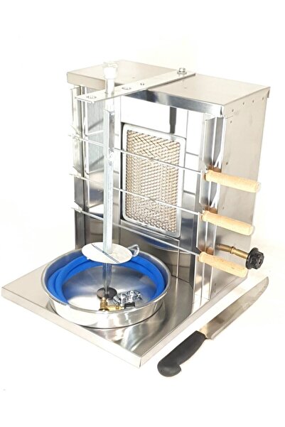 Element Döner Ocağı Mini Tip Döner Makinesi Tek Gözlü Döner Ocak Bıçaksız