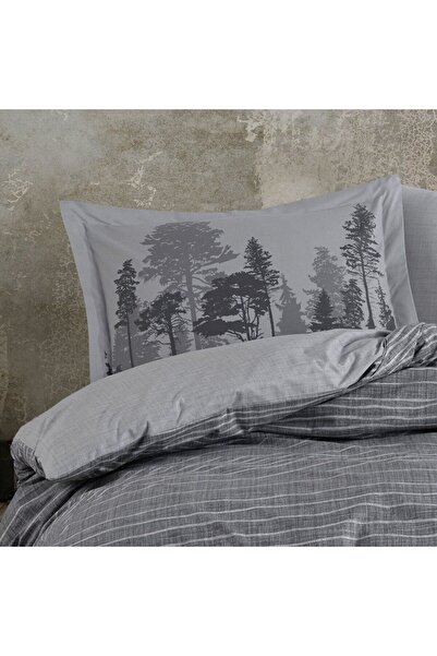 Hobby Set de lenjerie de pat pentru o persoană din Poplin Studio Tully Gri