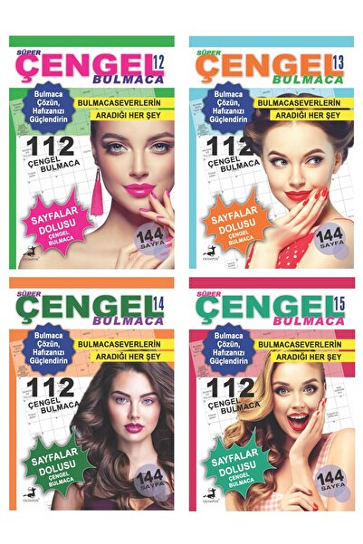 Olimpos Yayınları Süper Çengel Bulmaca 4 Kitap Set (12-13-14-15)