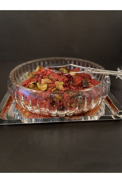 Paşabahçe Crystal Cut Glass Salad Bowl Set of 3