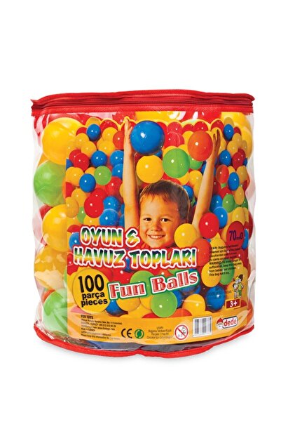 DEDE 01733 7 Cm 100\'lü Torbada Havuz Topu