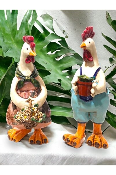 Barbiel Atölye Mutfak ,balkon,salon Tasarım Dekoratif Kadın&erkek Tavuk Biblo...