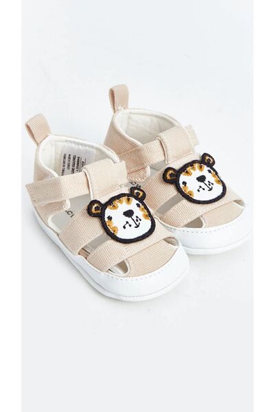 LC Waikiki LCW STEPS Baskılı Cırt Cırtlı Erkek Bebek Yürüme Öncesi Sandalet