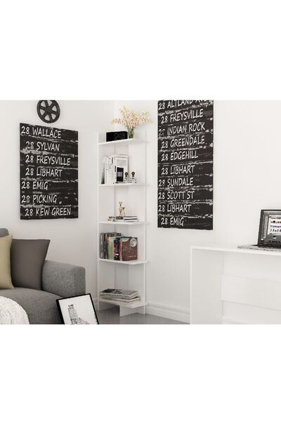 Decorotika Als Kitaplik Beyaz