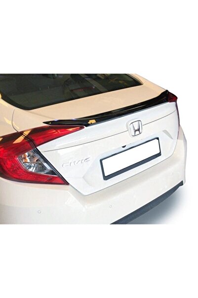 FV-TUNİNG Honda Civic Fc5 Bagaj Üstü Spoiler Anatomik - Spoyler Boyalı Parlak...