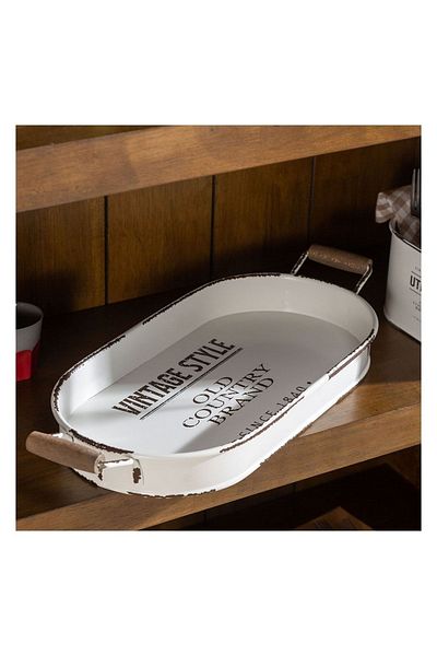 Mudo Home 44x22 Cm Dublin Oval Tray