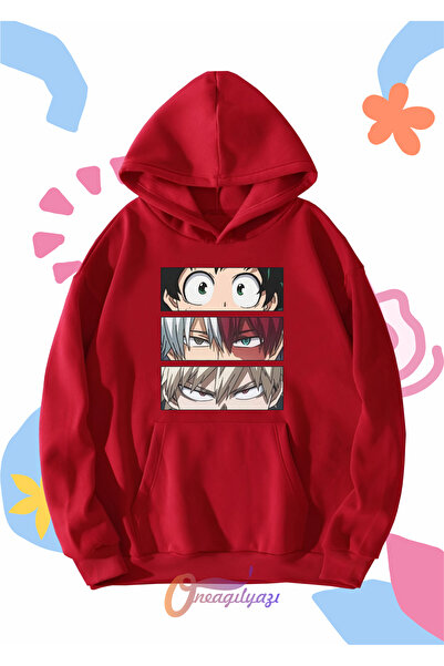 oneagılyazı Unisex dečija anime majica sa kapuljačom