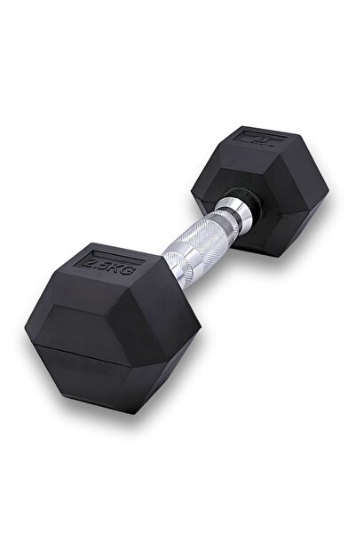 Rebuwo Hex Dambıl 2.5 Kg 2 Adet Kauçuk Altıgen Dambıl Hex Dumbbell