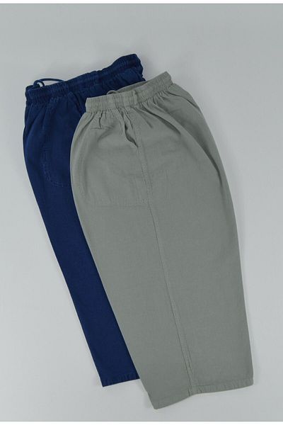 Kidiba Men's Large Size Hammock - 100% Cotton Washed 2 Pack Capri
