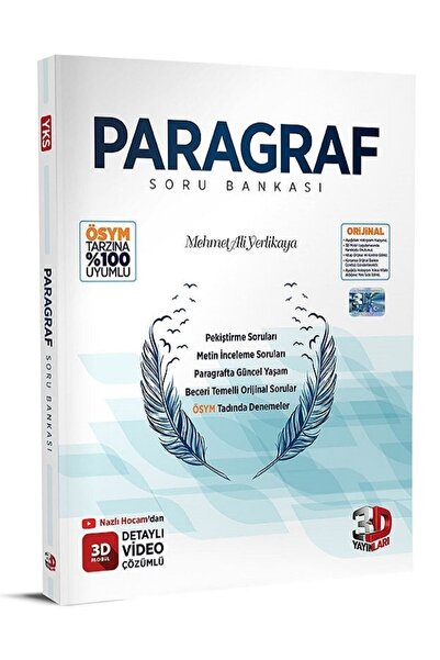 3D Yayınları 3d Paragraf Soru Bankası