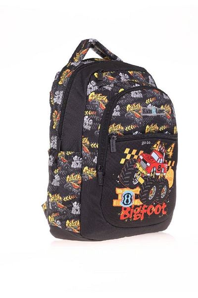 KAUKKO Kids&love Backpack (Fast Monster Truck)