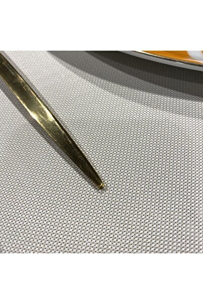 RossaHome طقم روسا مكون من 4 قطع باللون الرمادي والأبيض - 30*45