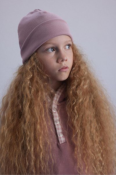 LUESS Children's Unisex Ribbed Winter Beanie