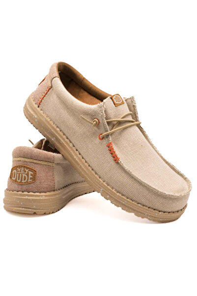 HEY DUDE Men's Sneaker (Casual) Hd.40952 Hey Dude Wally Coastline Jute 40 Silver