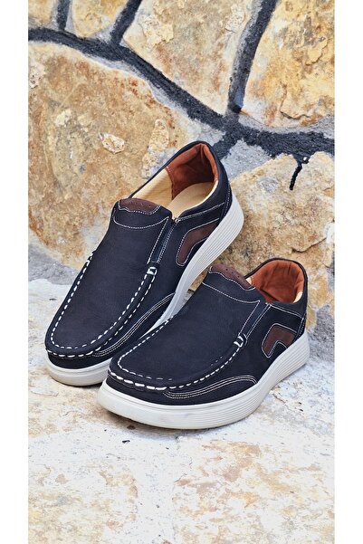 HON'S Nubuck Leather Men's Shoes Daily Casual