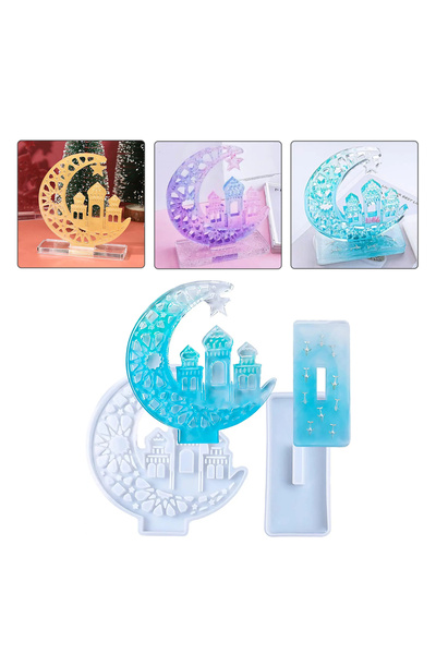 Getshop Alışveriş Pazarı Epoksi Dekoratif Ayyıldız Camii Minare Masa Süsü Kal...